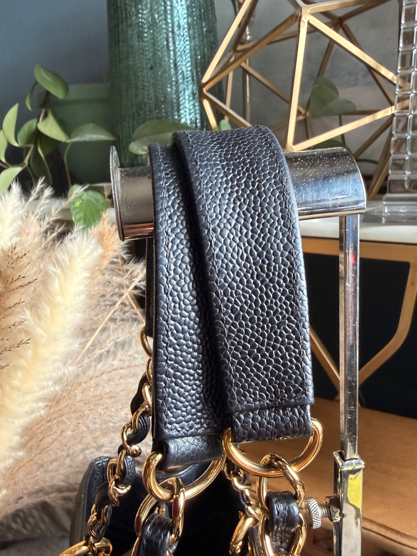 Chanel GST in Black with Gold Hardware