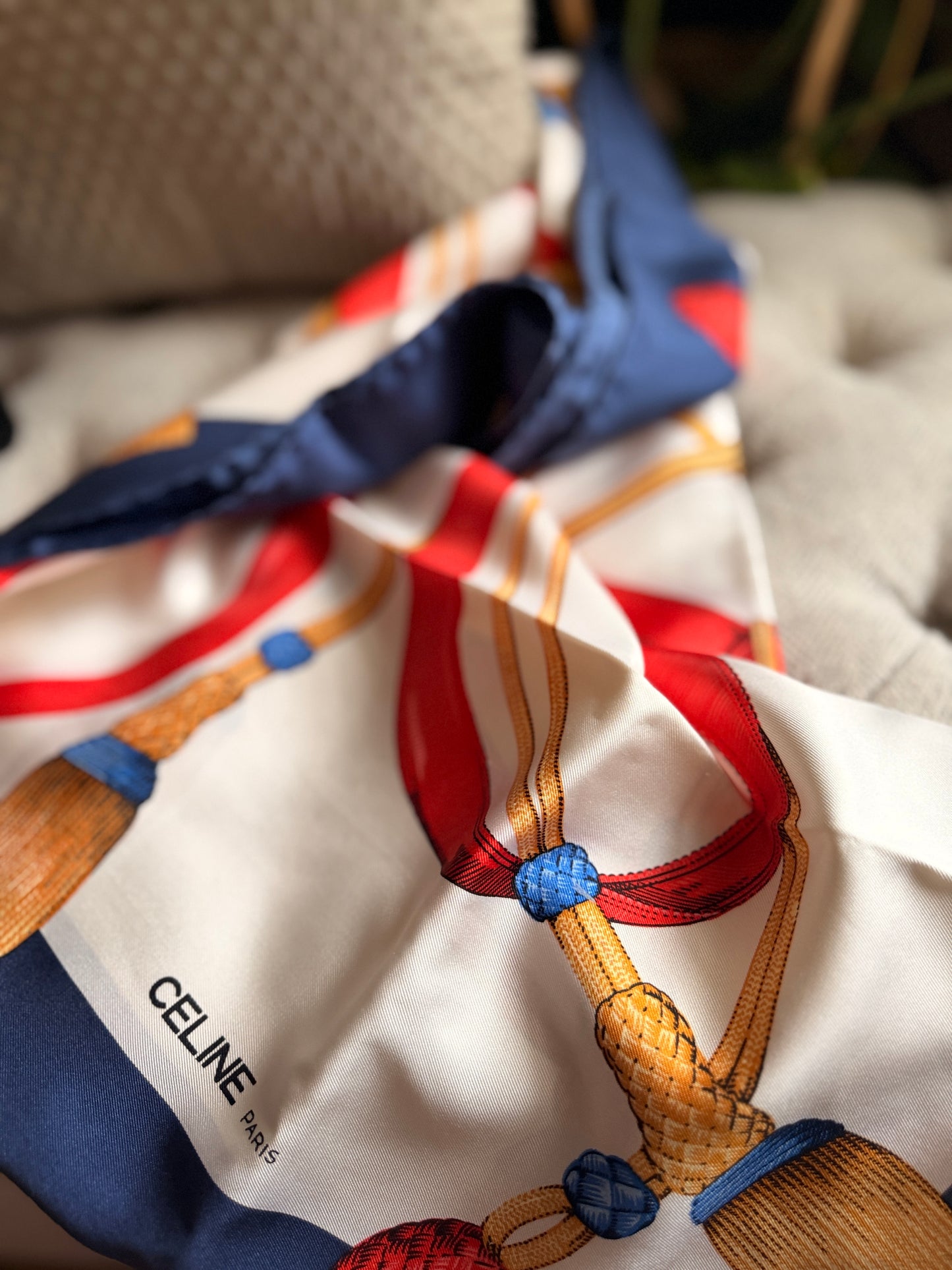 Celine Vintage Silk Scarf