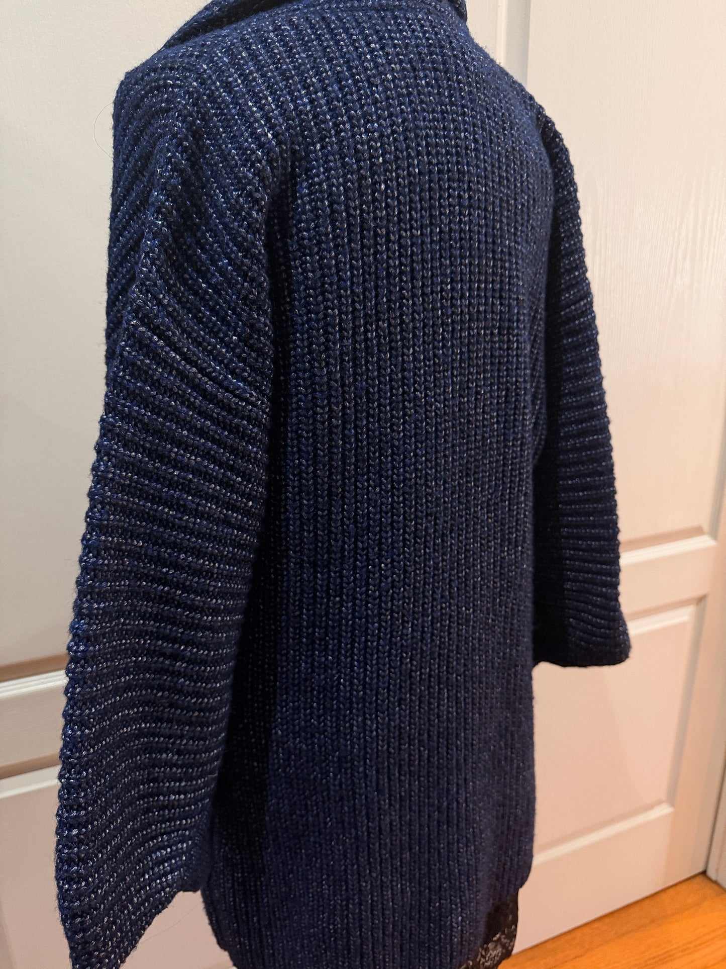 Escada Navy Blue Cardigan-Medium