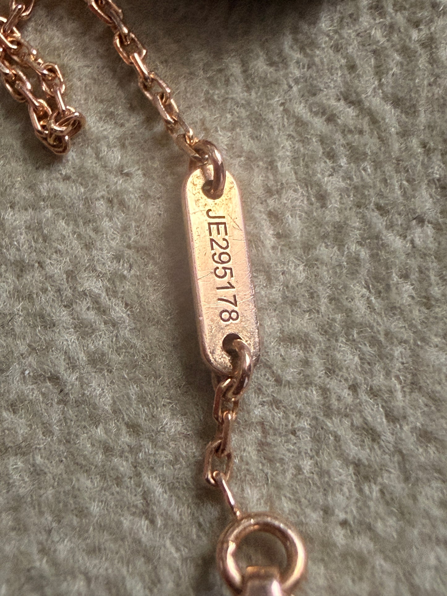 Van Cleef & Arpels 18k Rose Gold Sweet Bracelet