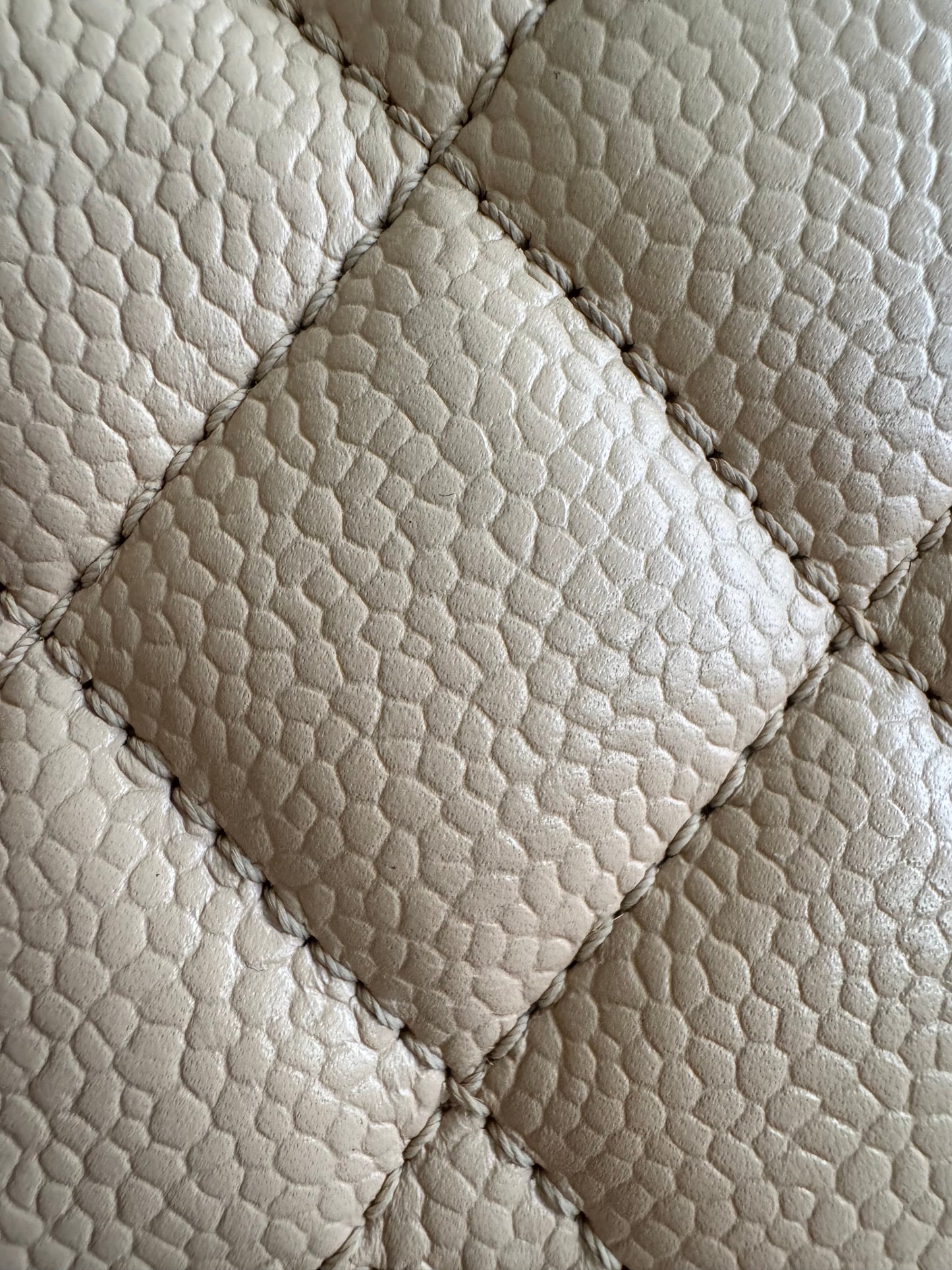 Chanel GST in Beige Caviar with Gold Hardware