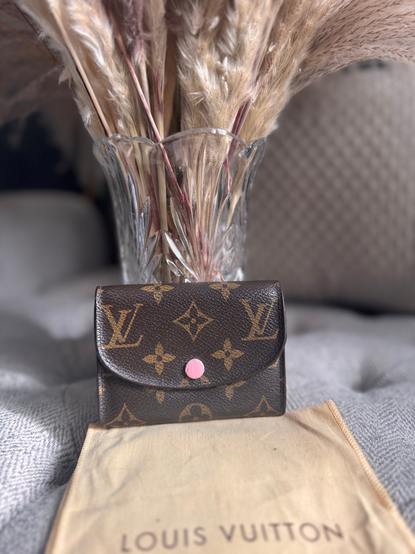 Louis Vuitton Rosalie Wallet in Rose Ballerine