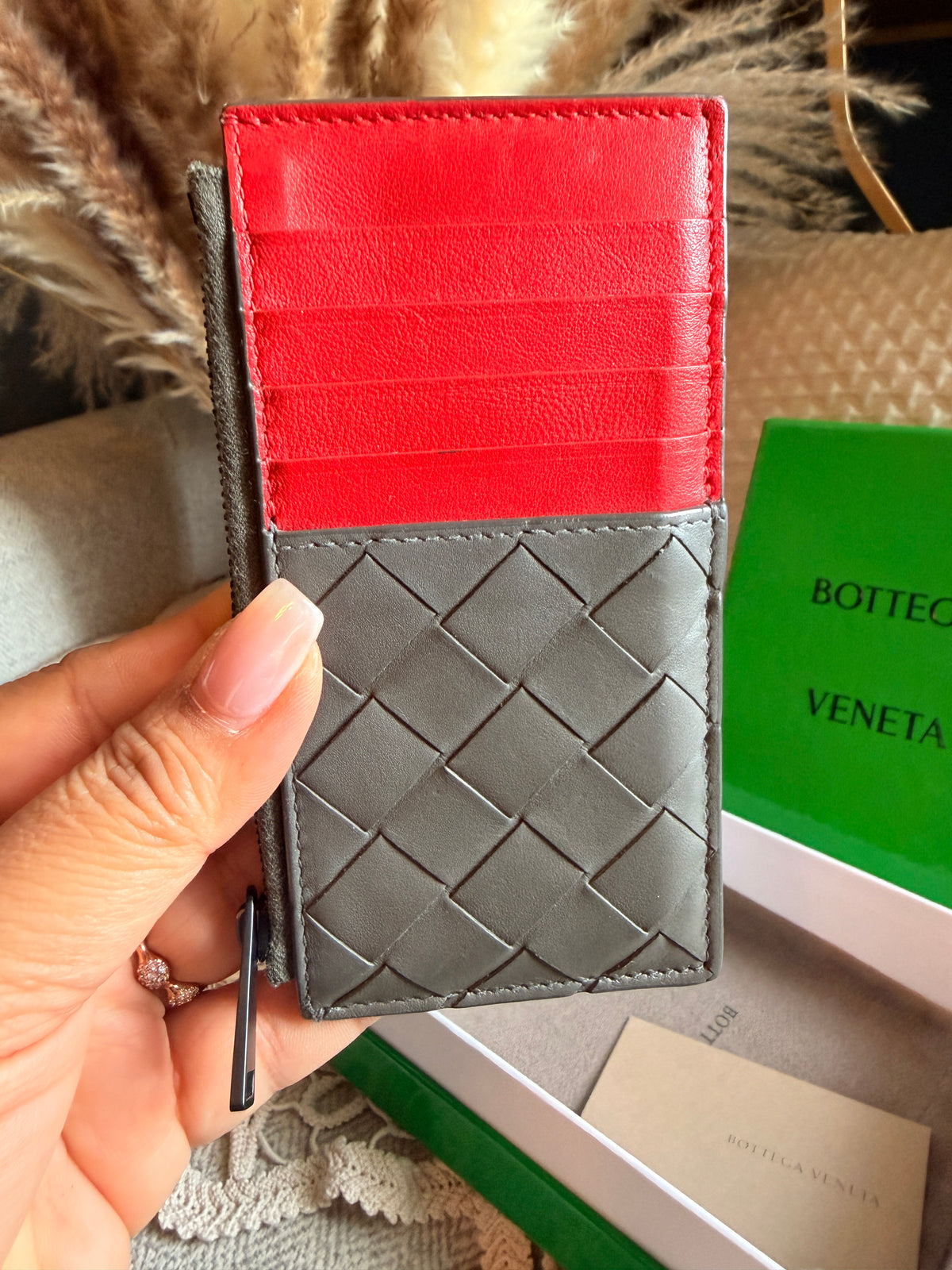 Bottega Veneta Bicolour Cardholder