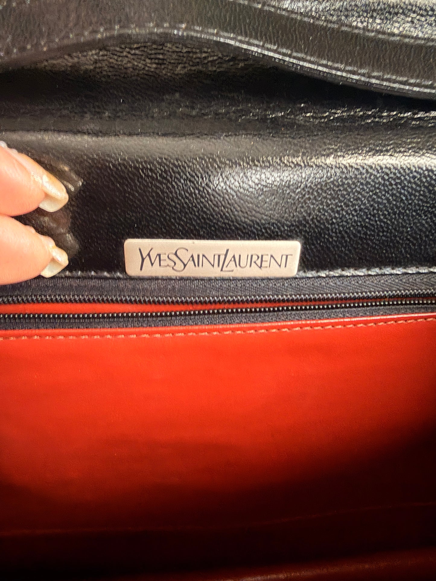 YSL Vintage Leather Shoulder Bag/Clutch