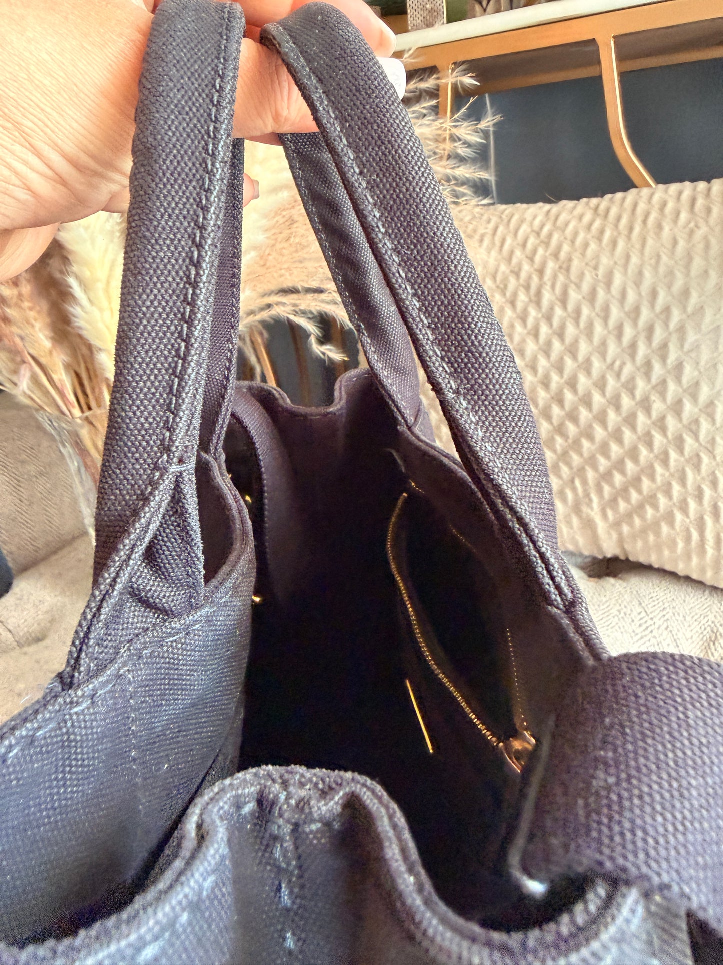Prada Canapa Small Tote
