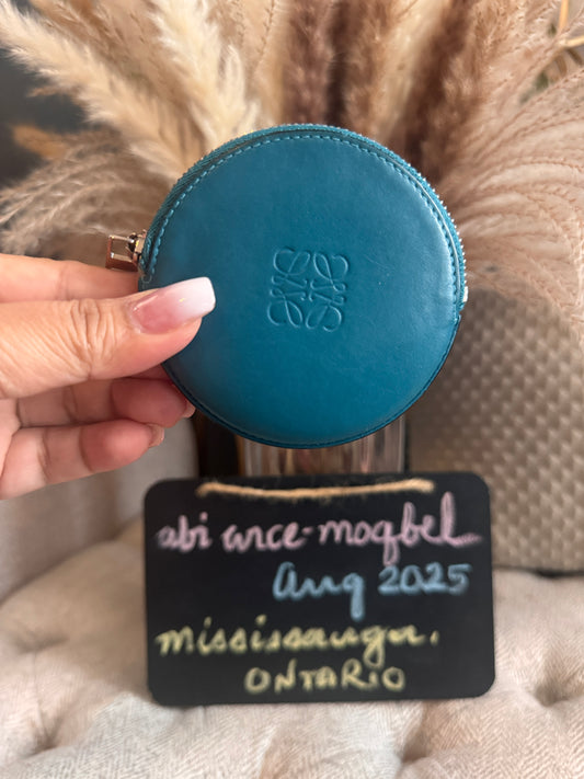 Loewe Leather Round Coin Purse