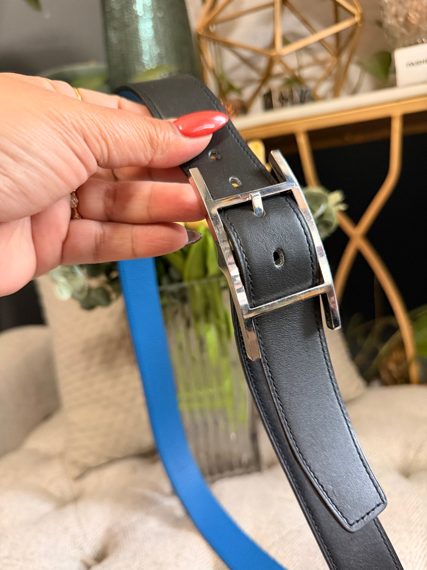Hermes Quentin Reversible Belt