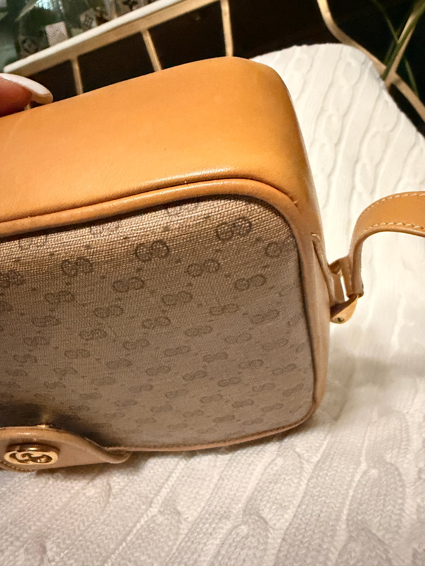 Gucci Vintage Micro GG Camera Bag