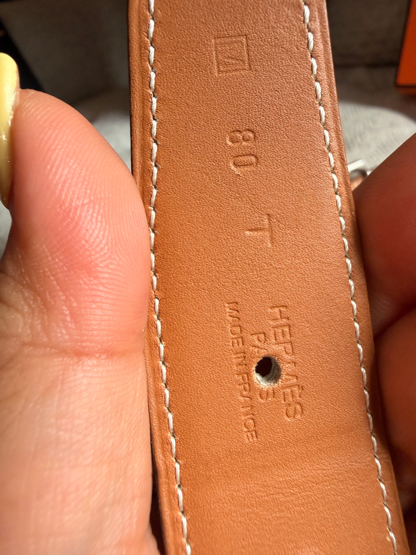 Hermes Reversible Belt