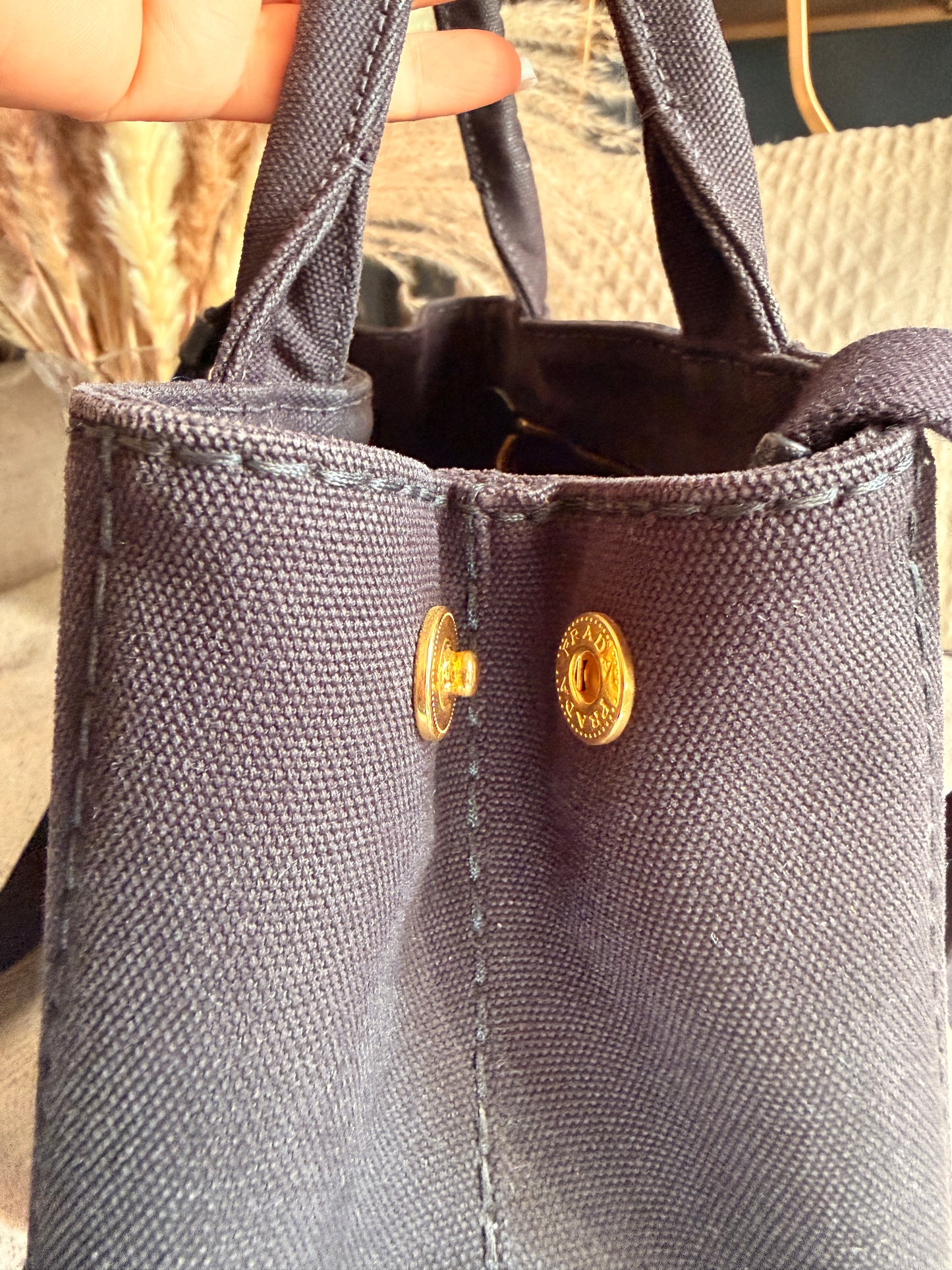 Prada Canapa Small Tote