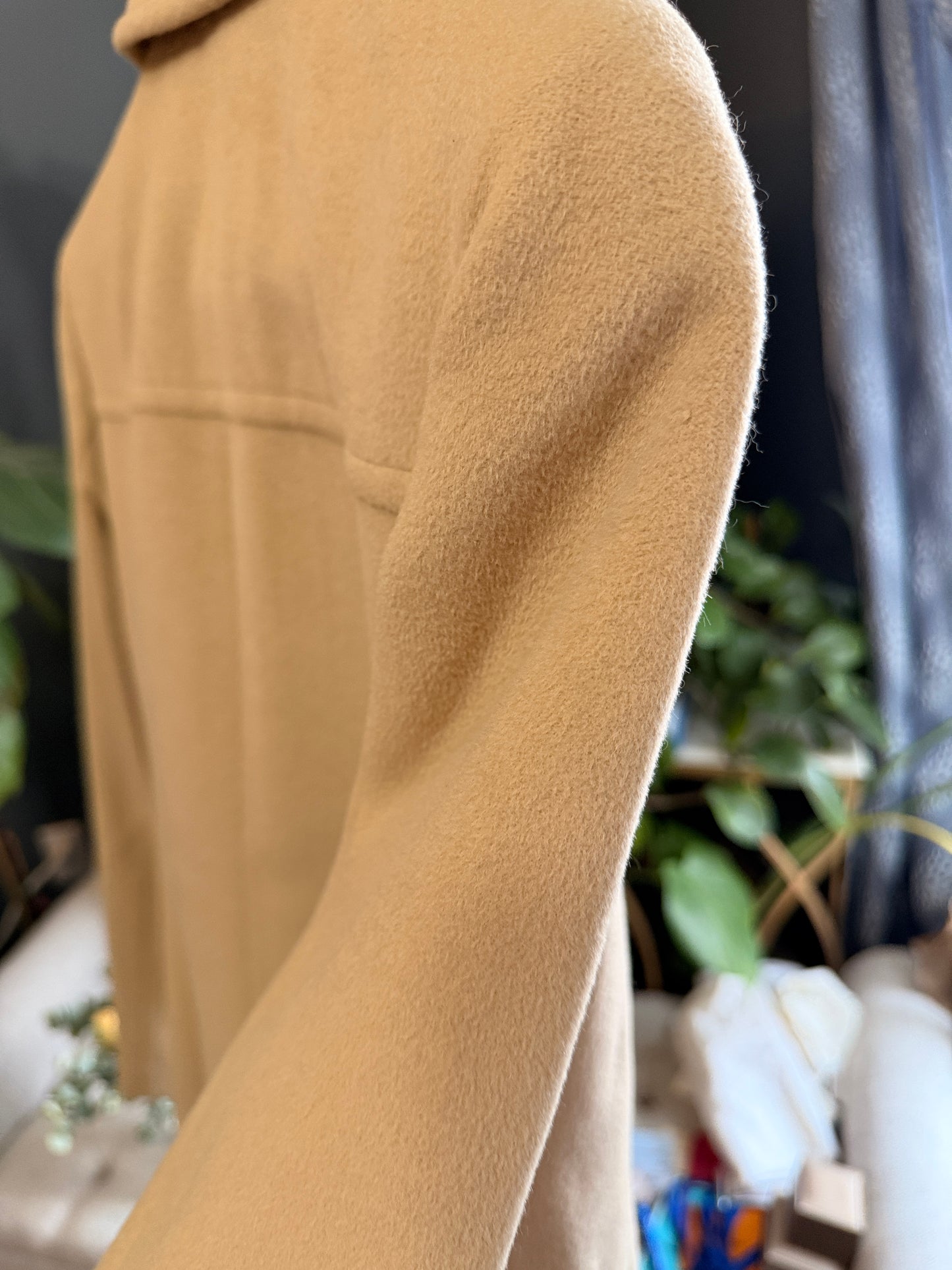 Burberry Classic Angora Blend Coat sz 40