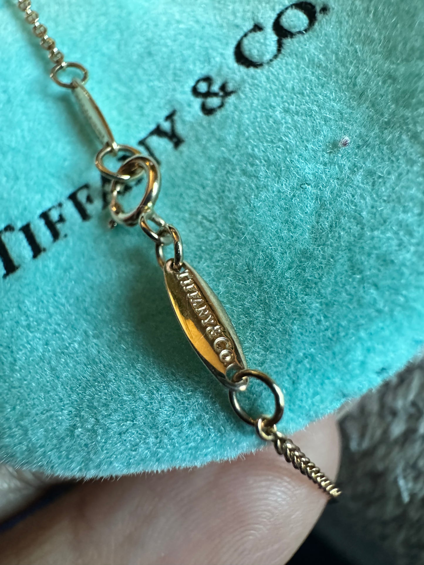 Tiffany&Co Diamond By the Yard Necklace in 18k Rose Gold