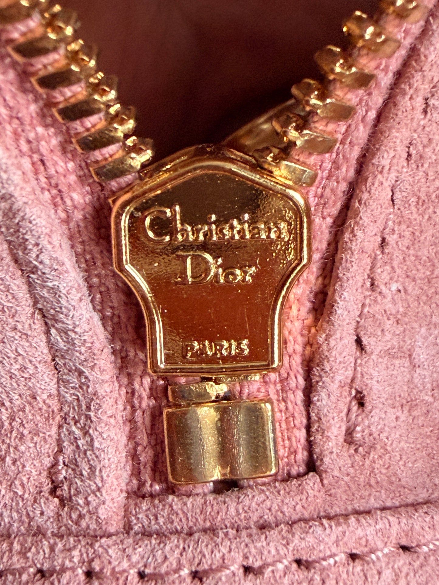 Christian Dior Lambskin Cannage Small Vanity Case