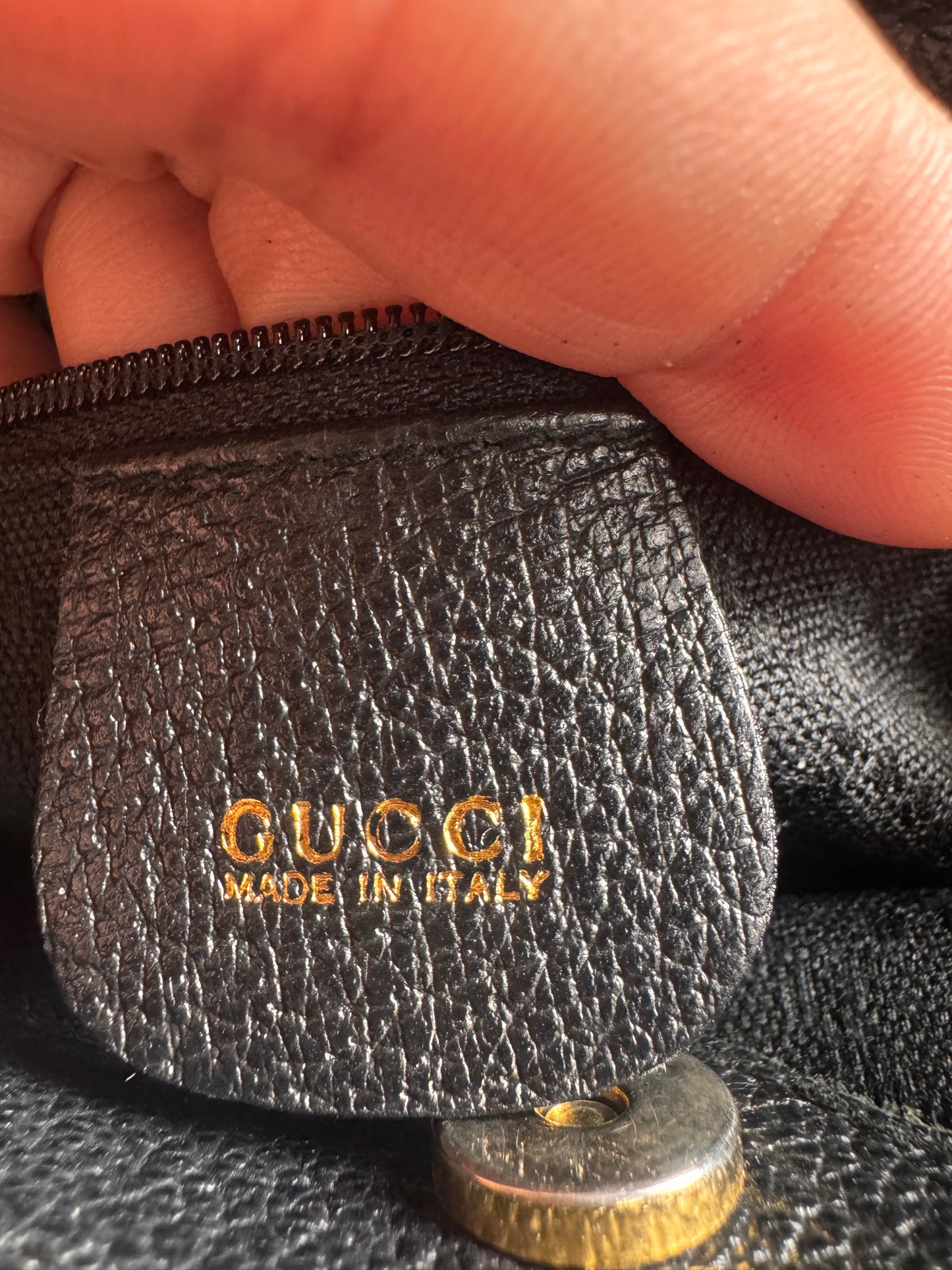 Gucci Vintage Mini Diana in Suede and Leather- with crossbody strap