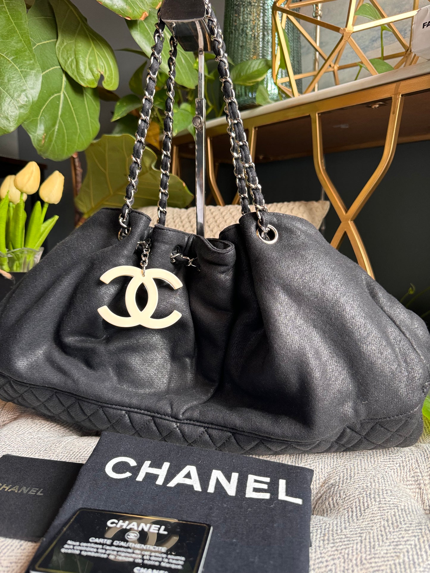 Chanel Jersey Cabas Tote