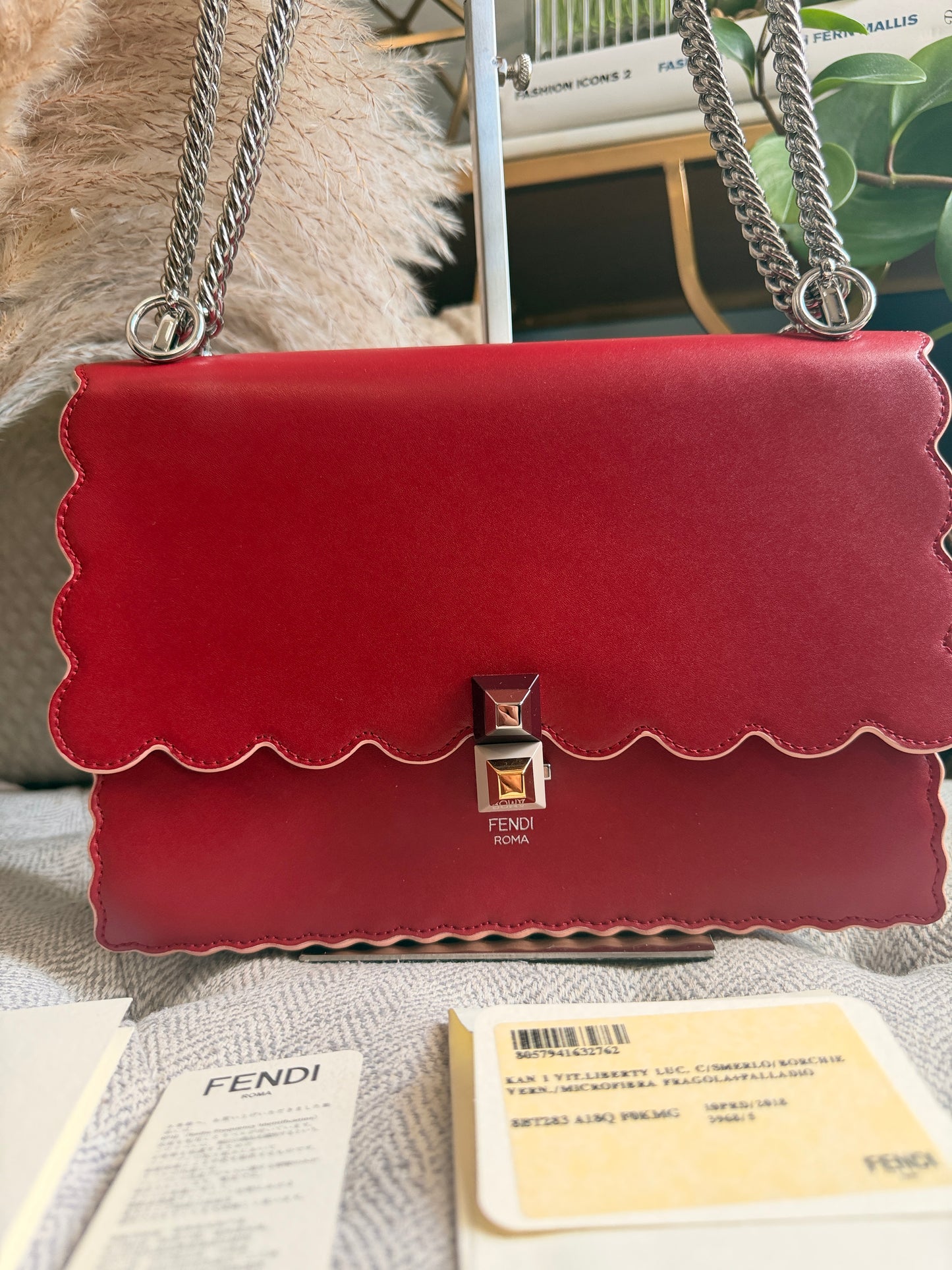FENDI KAN I in Red
