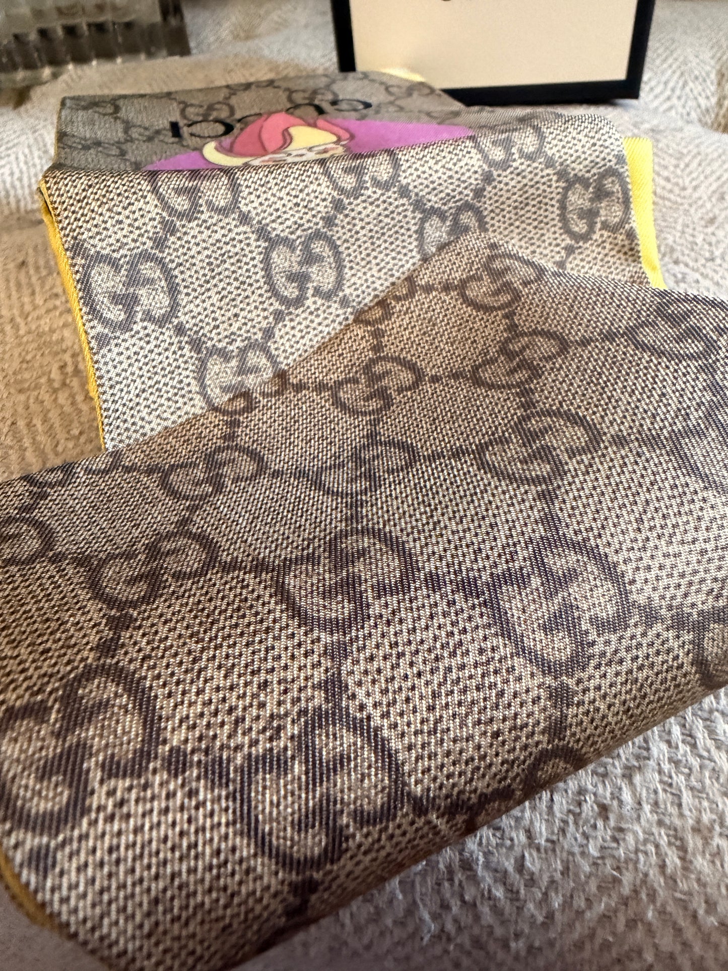 Gucci Bananya Scarf/Twilly Brand New in Box