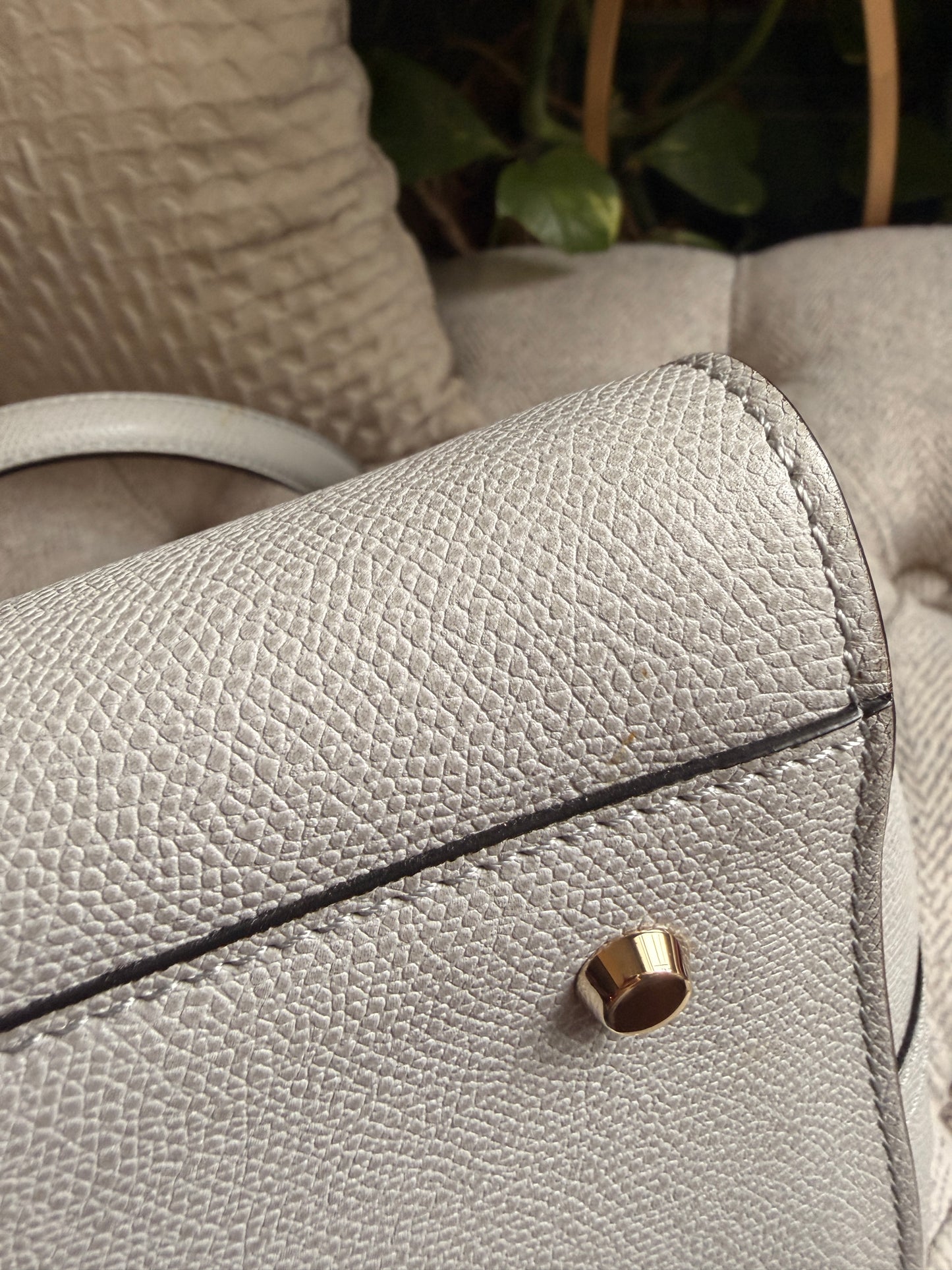 Valextra B Cube in Cool Grey