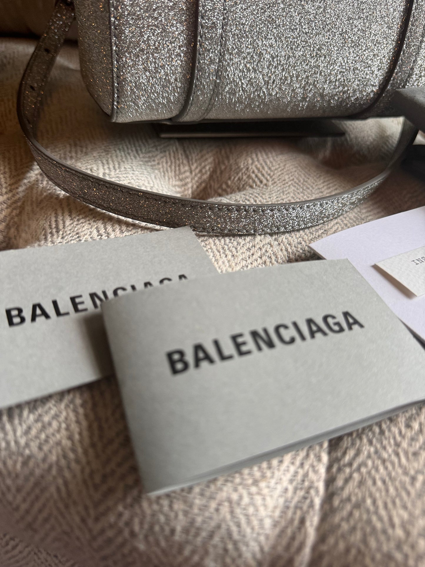 Balenciaga Glitter Sparkle Tote