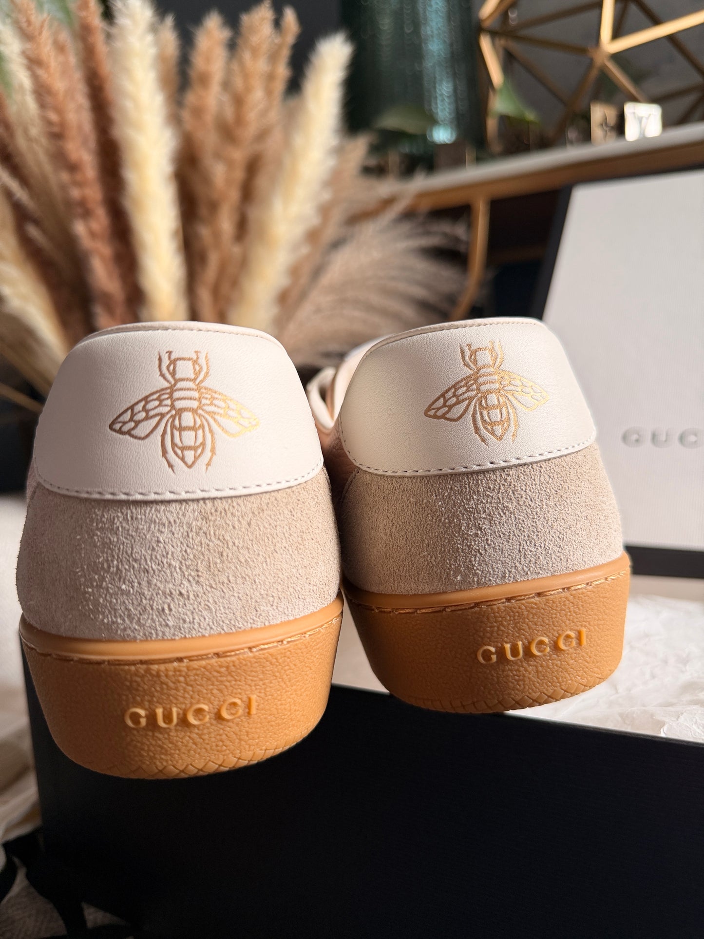NEW in BOX Gucci G74 Web Sneakers