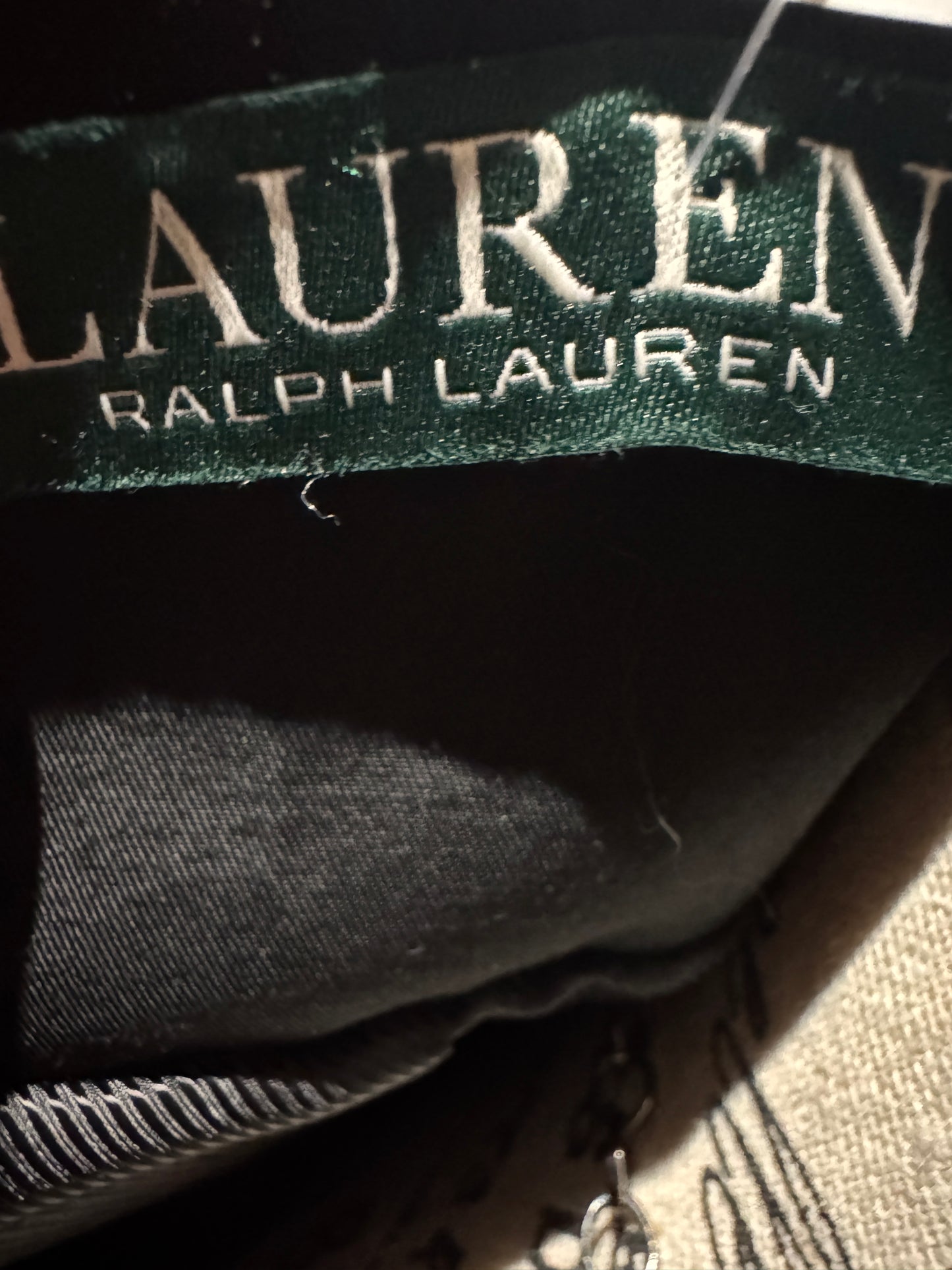 LAUREN Ralph Lauren Black Trench  Coat