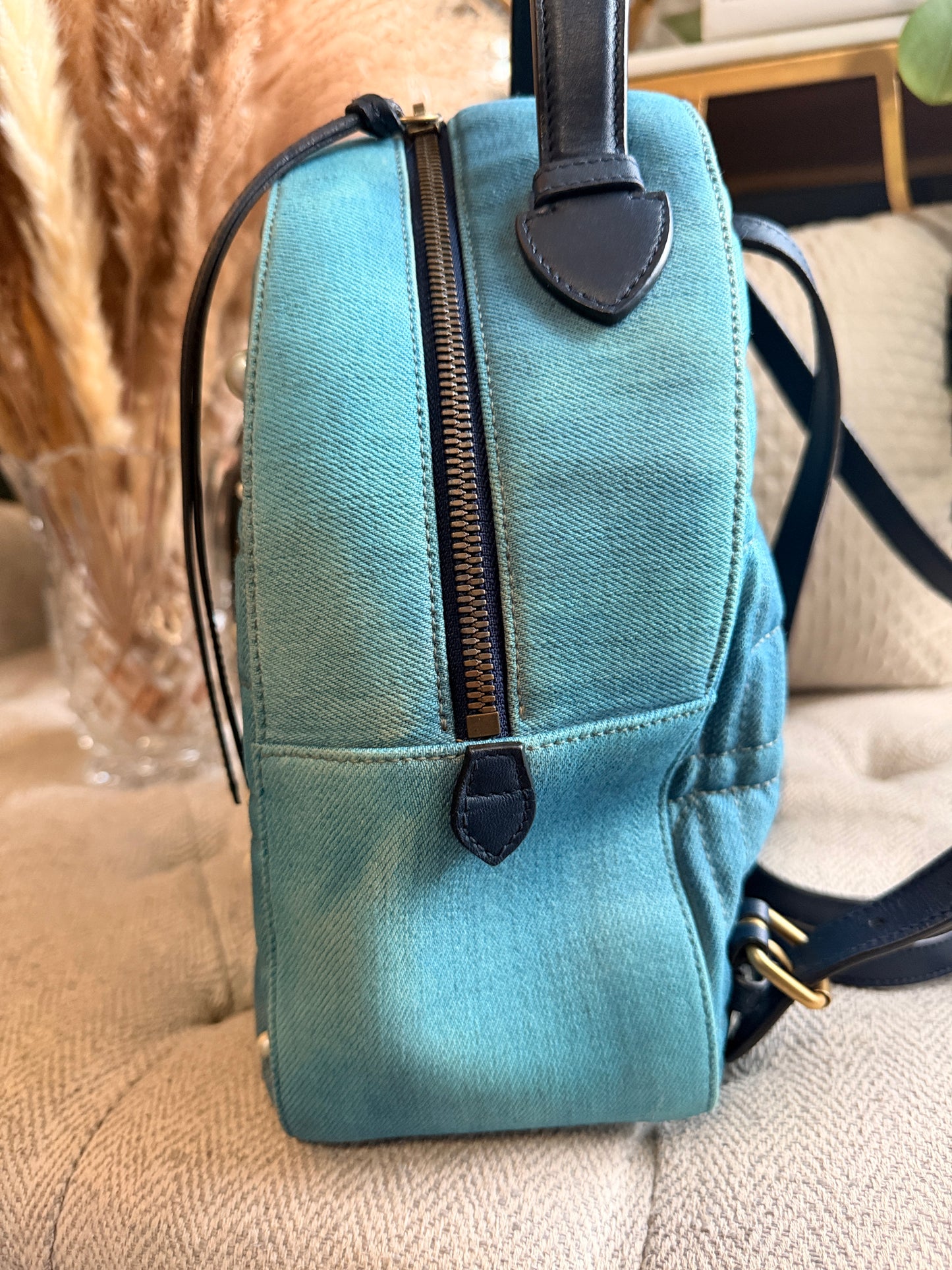 GUCCI Marmont Denim Backpack