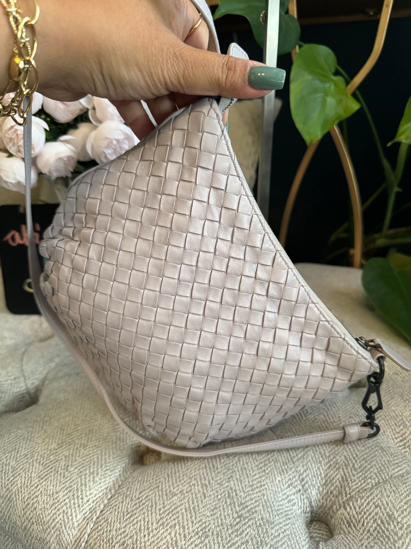 Bottega Veneta Vintage Intrecciato Shoulder Bag