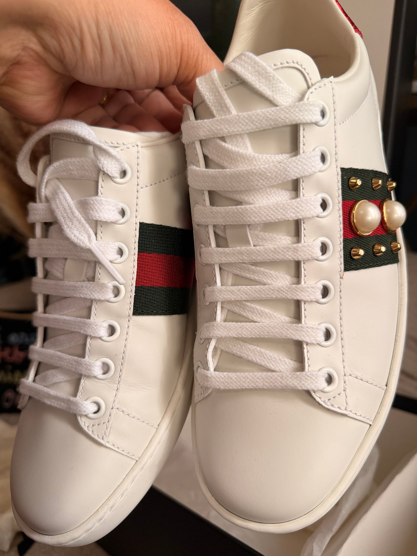BNIB Gucci Ace Sneakers sz 6.5