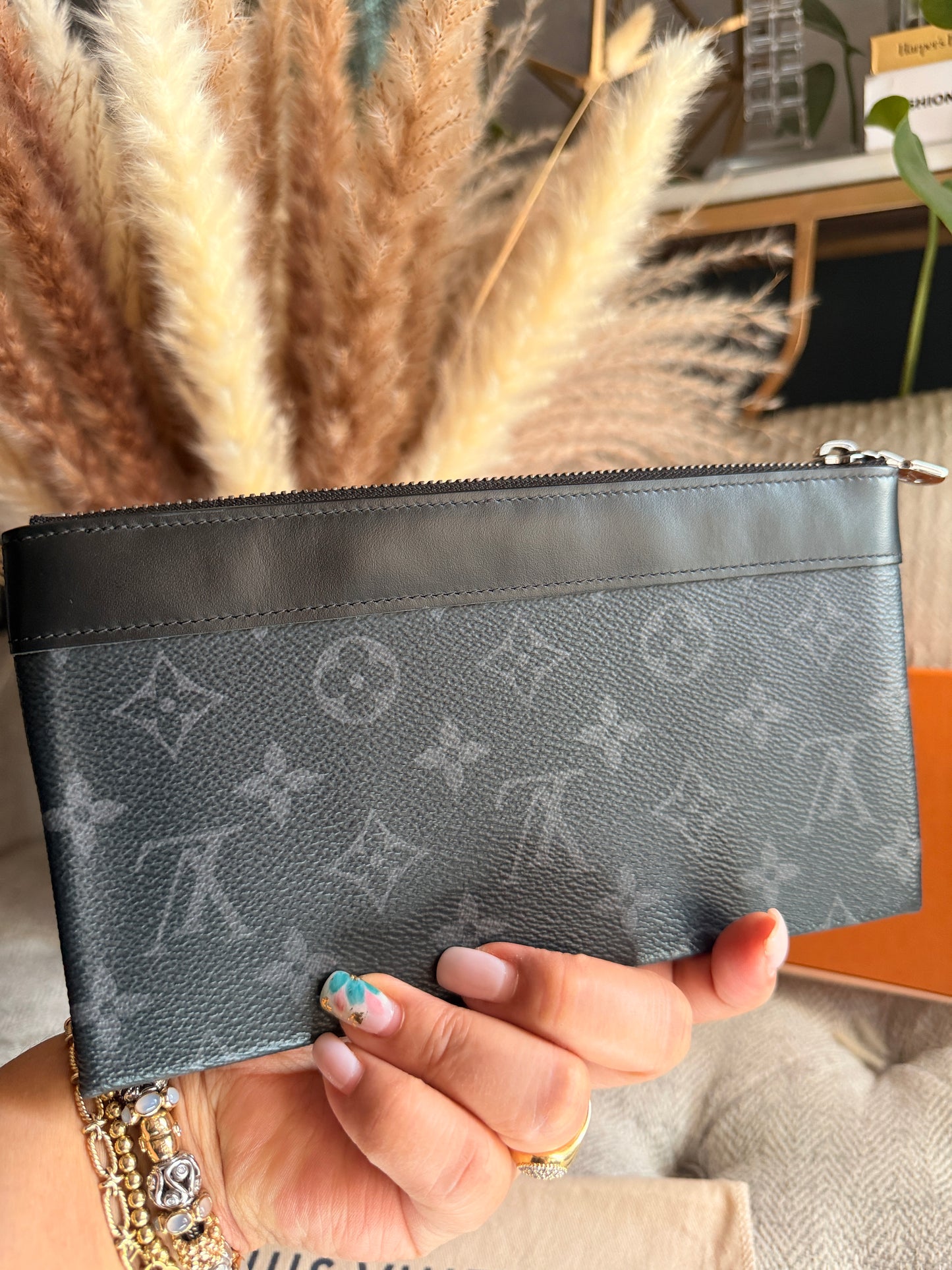 LOUIS VUITTON Monogram Eclipse Pochette Discovery Pm