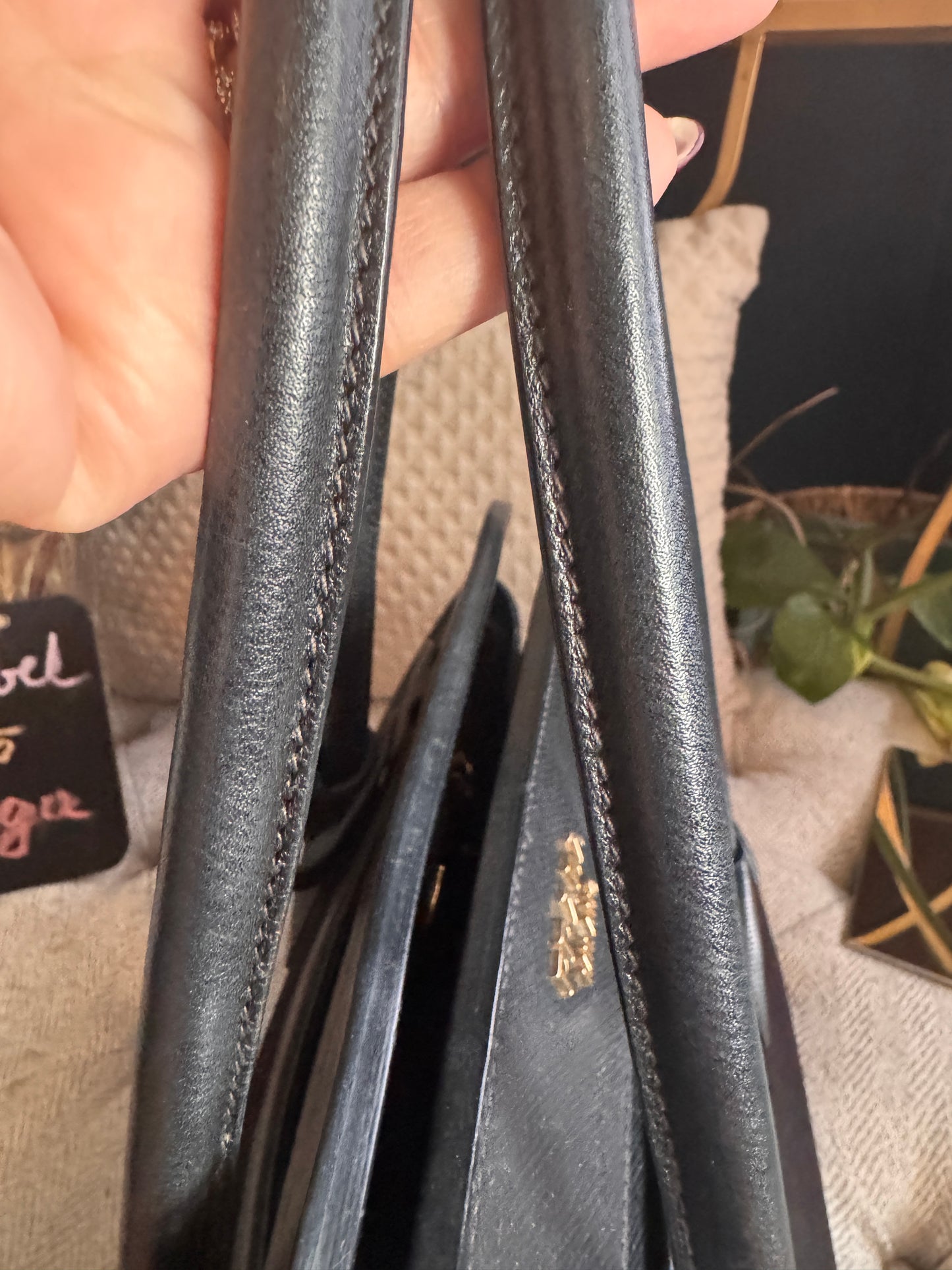 Prada Corda Canapa and Saffiano Tote