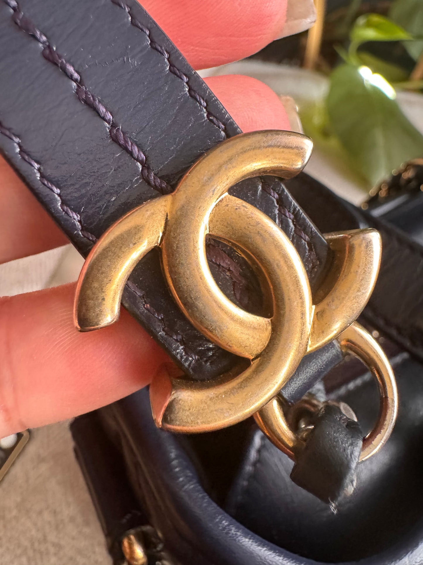 Chanel Small Gabrielle in Aged Calfskin