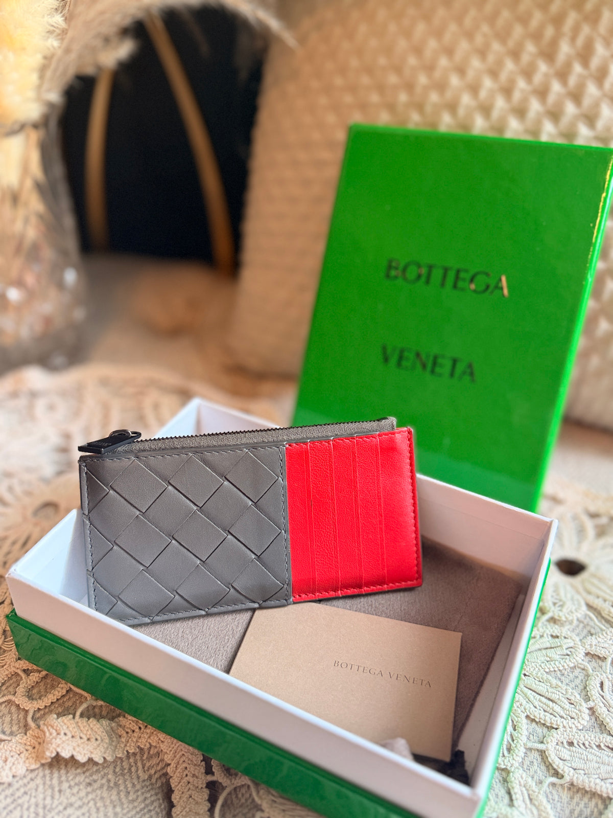 Bottega Veneta Bicolour Cardholder