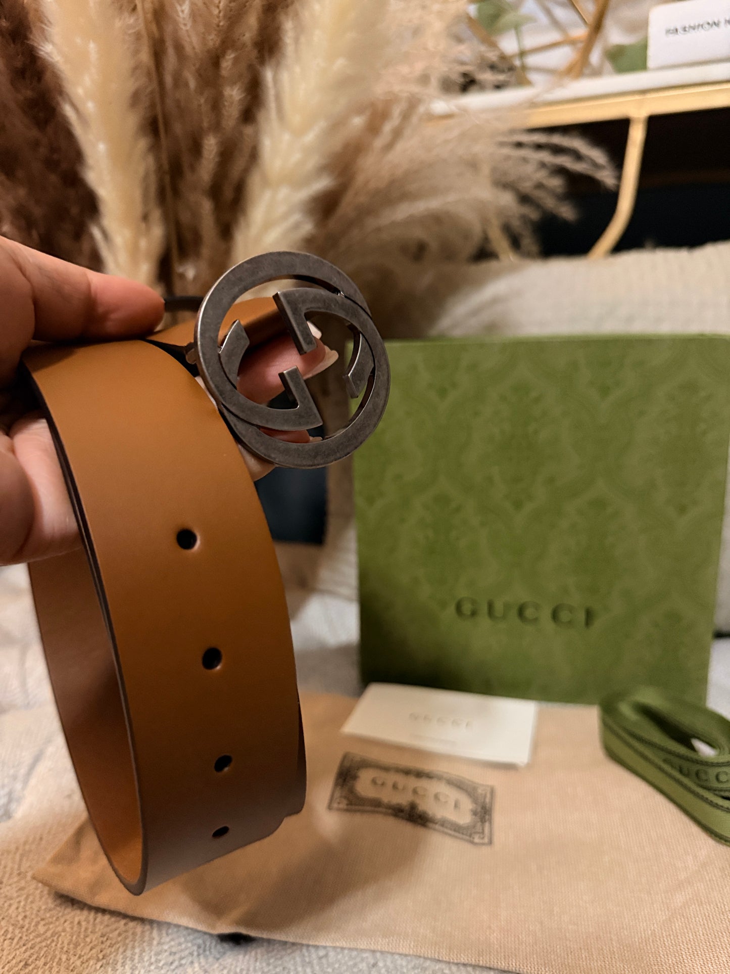 Gucci Interlocking Belt sz95 BRAND NEW