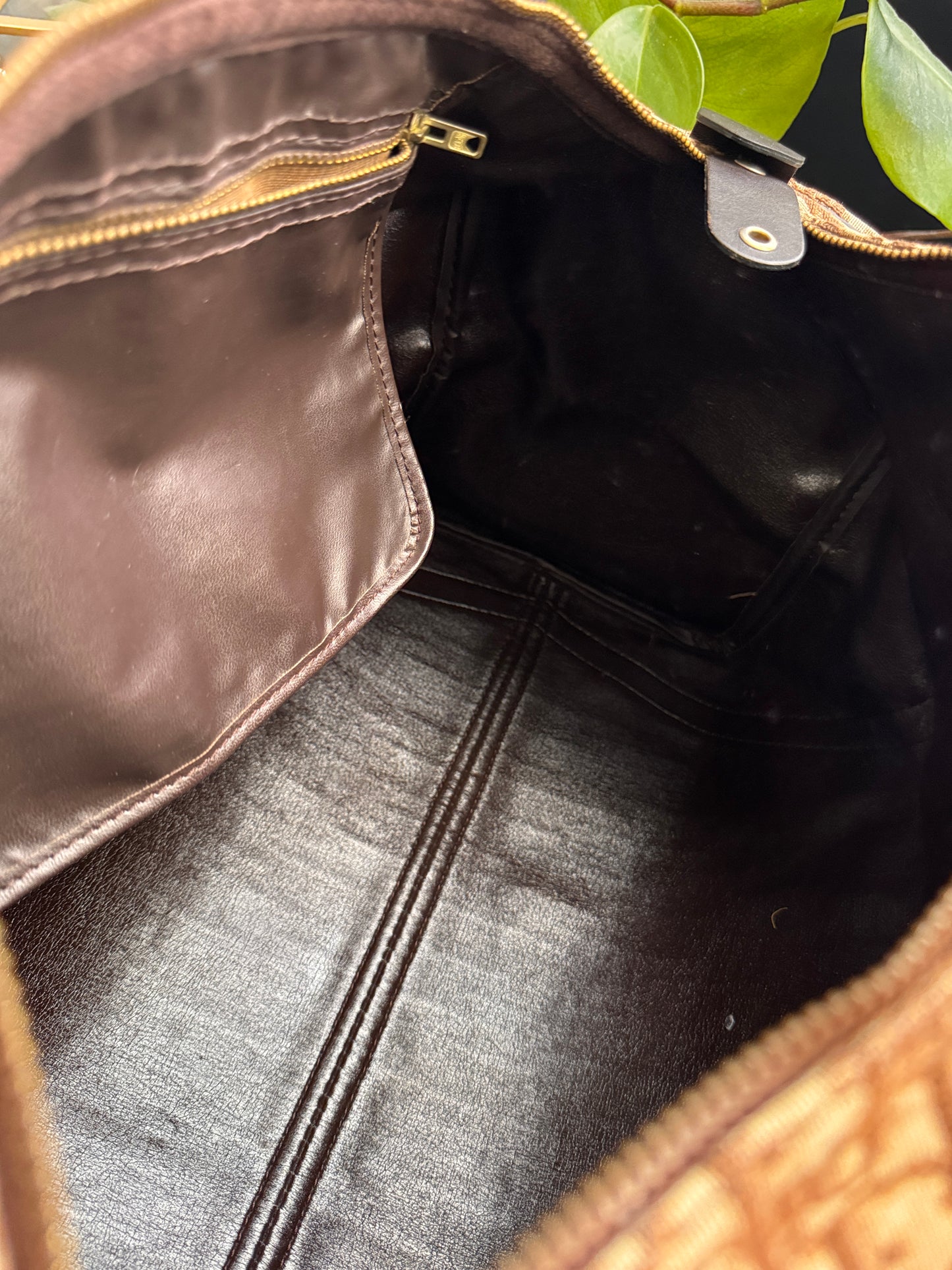 Dior Vintage Trotter Boston Bag