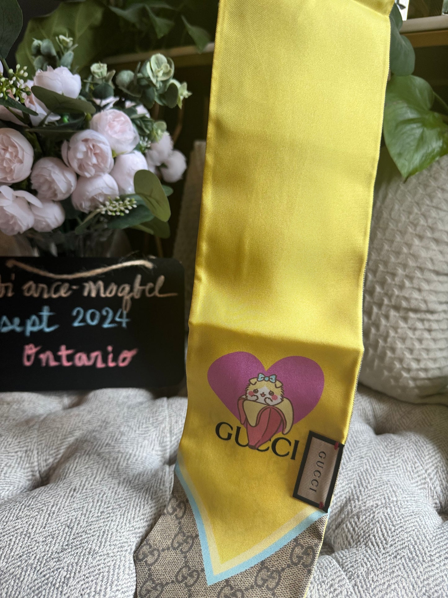 Gucci Bananya Scarf/Twilly