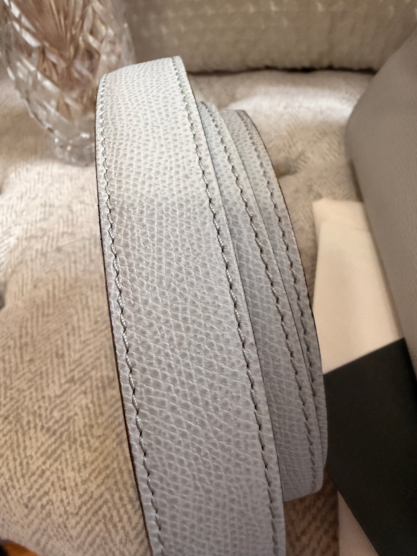 Valextra B Cube in Cool Grey