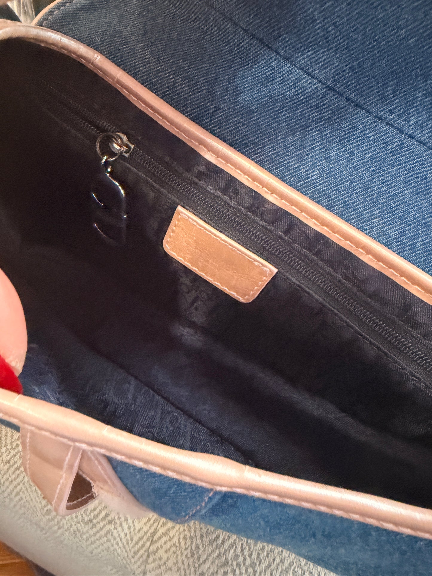 DIOR Vintage Denim Saddle in Medium