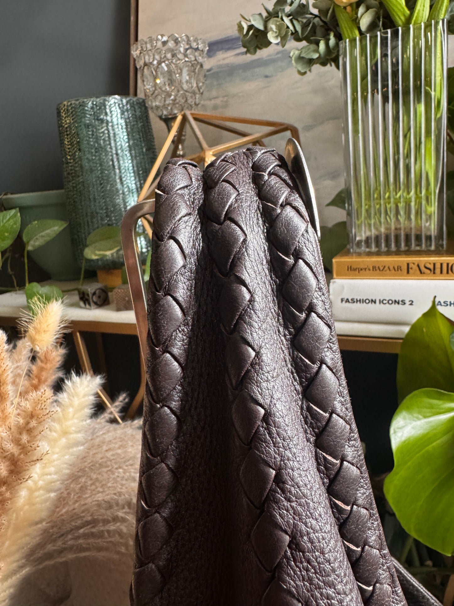 Bottega Veneta Cervo Leather Hobo Bag