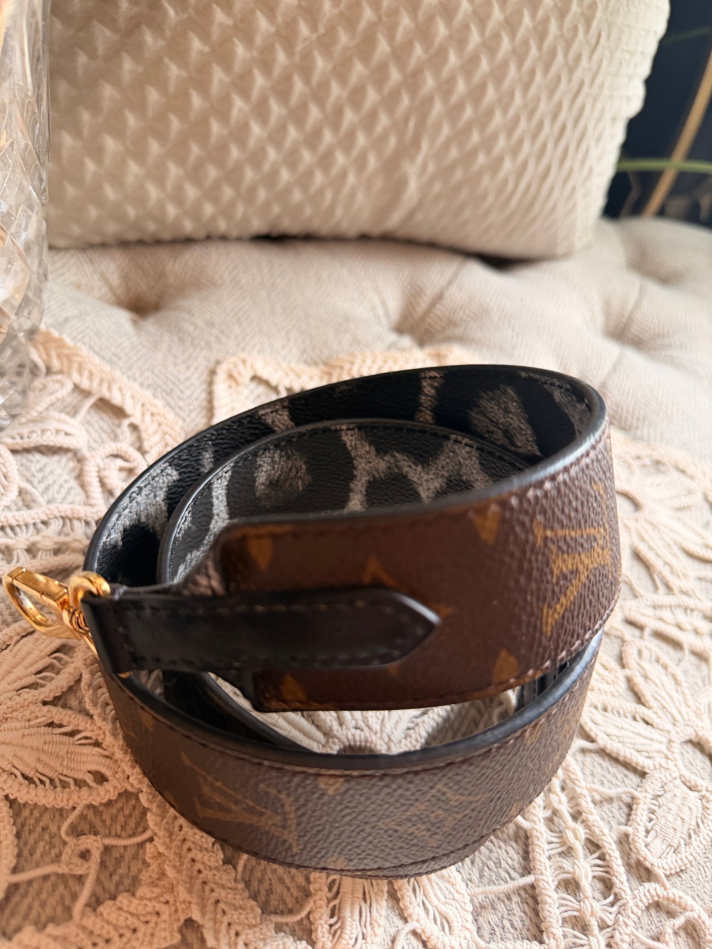 Louis Vuitton LIMITED EDITION Monogram Animal Bandouliere Shoulder Strap