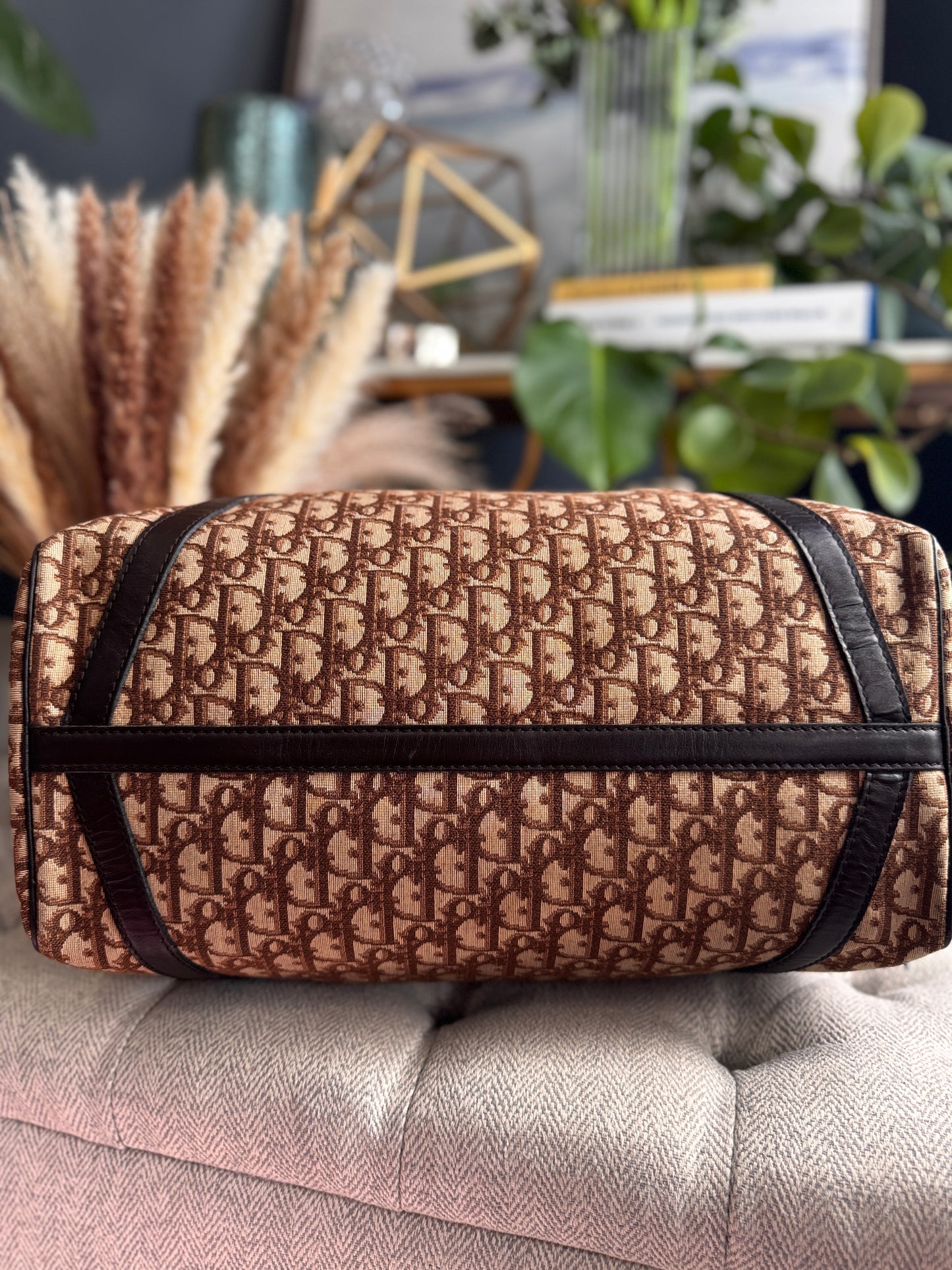 Dior Vintage Trotter Boston Bag