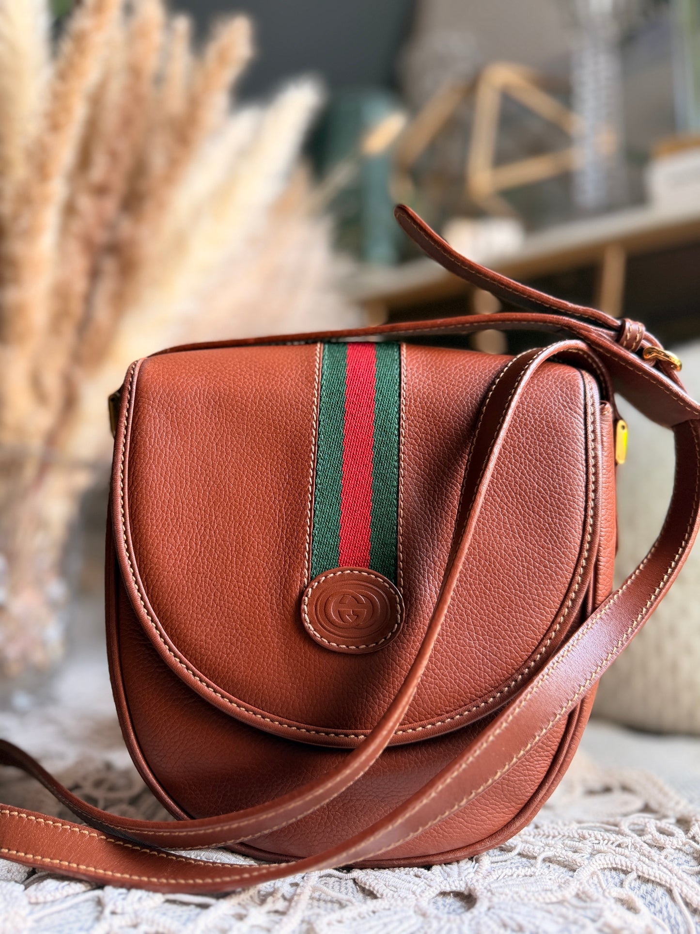 Gucci Vintage Calfskin Crossbody