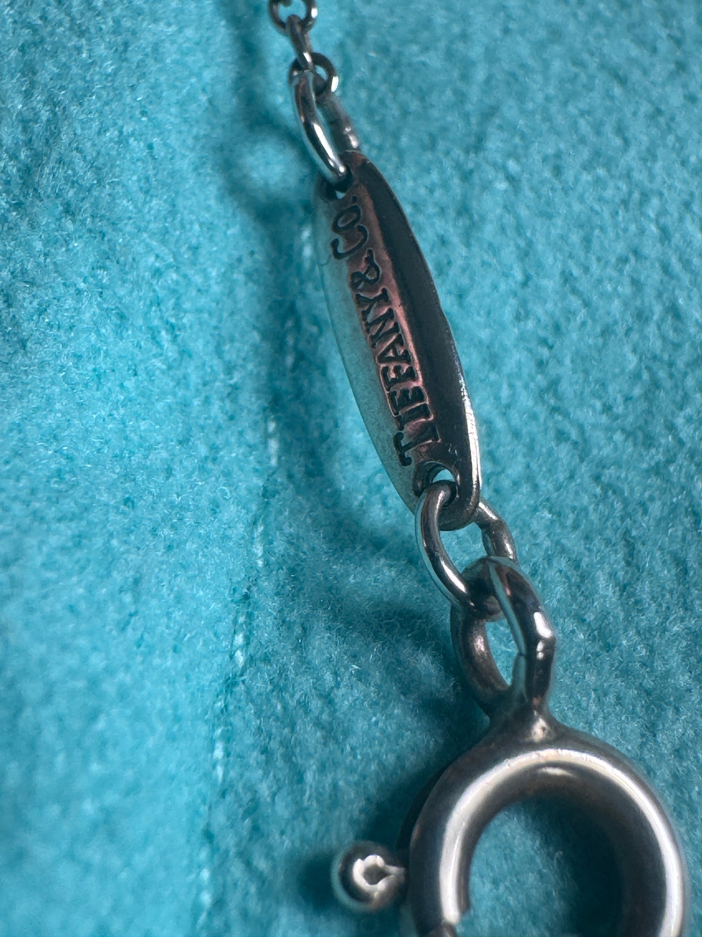 Tiffany&Co Teardrop Necklace in Sterling Silver