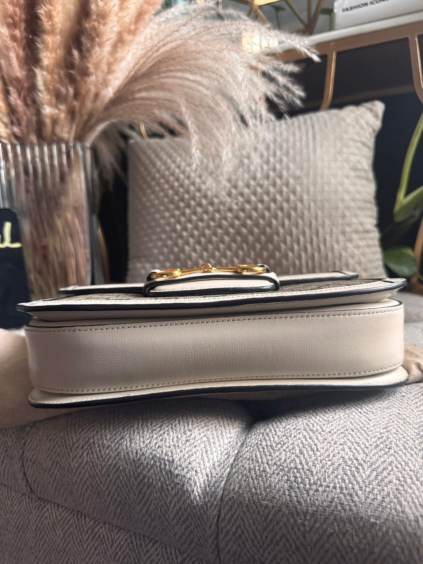 Gucci Supreme Medium 1955 Horsebit Bag
