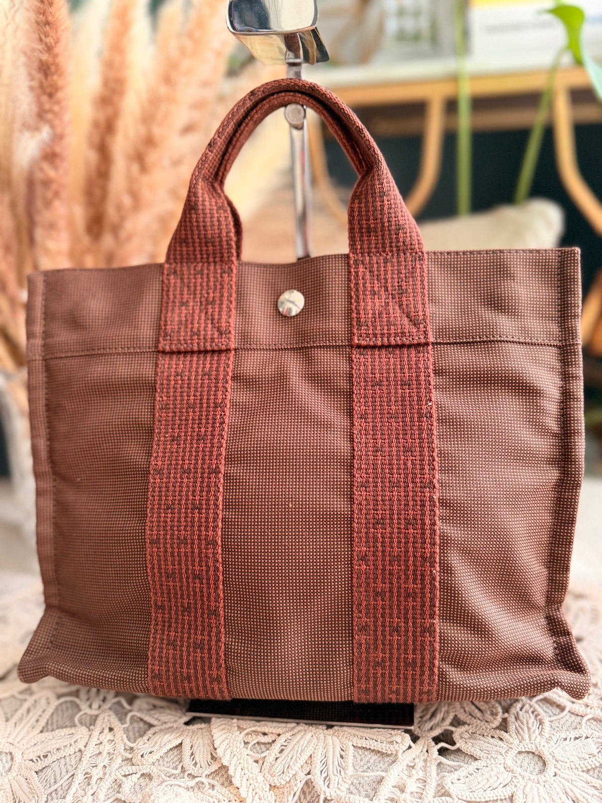 Hermes Canvas Tote