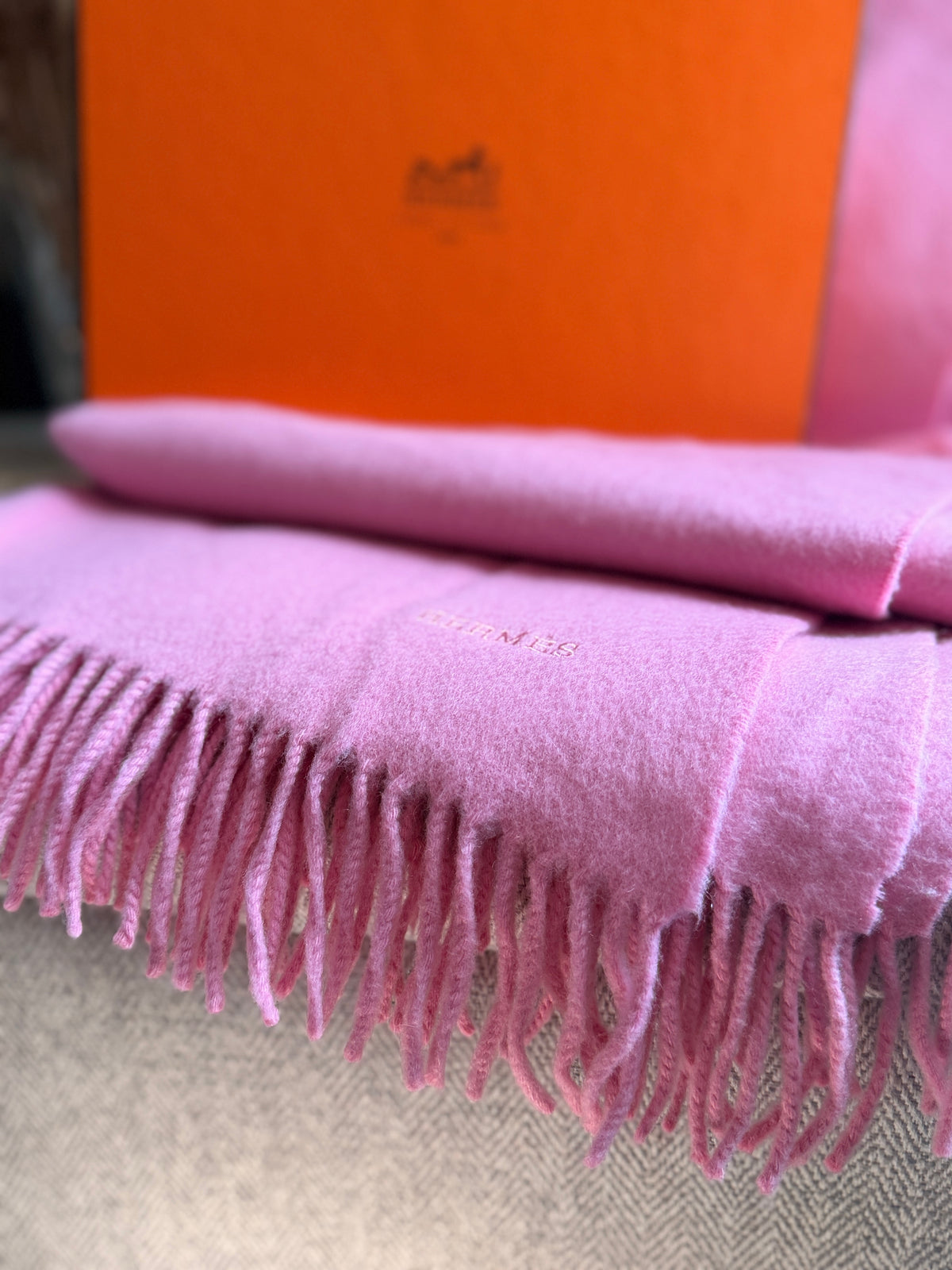 Hermes Cashmere Scarf
