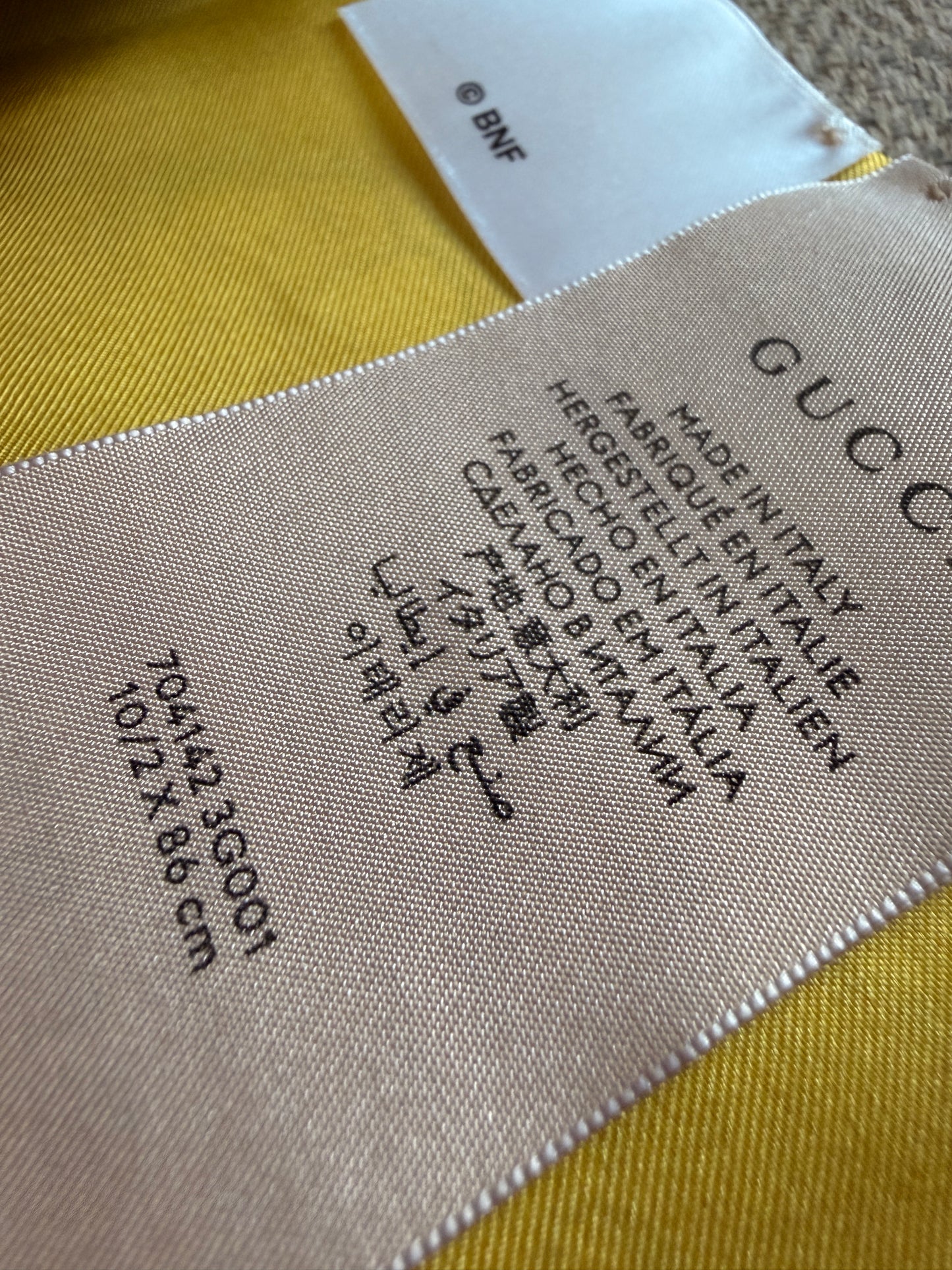 Gucci Bananya Scarf/Twilly Brand New in Box