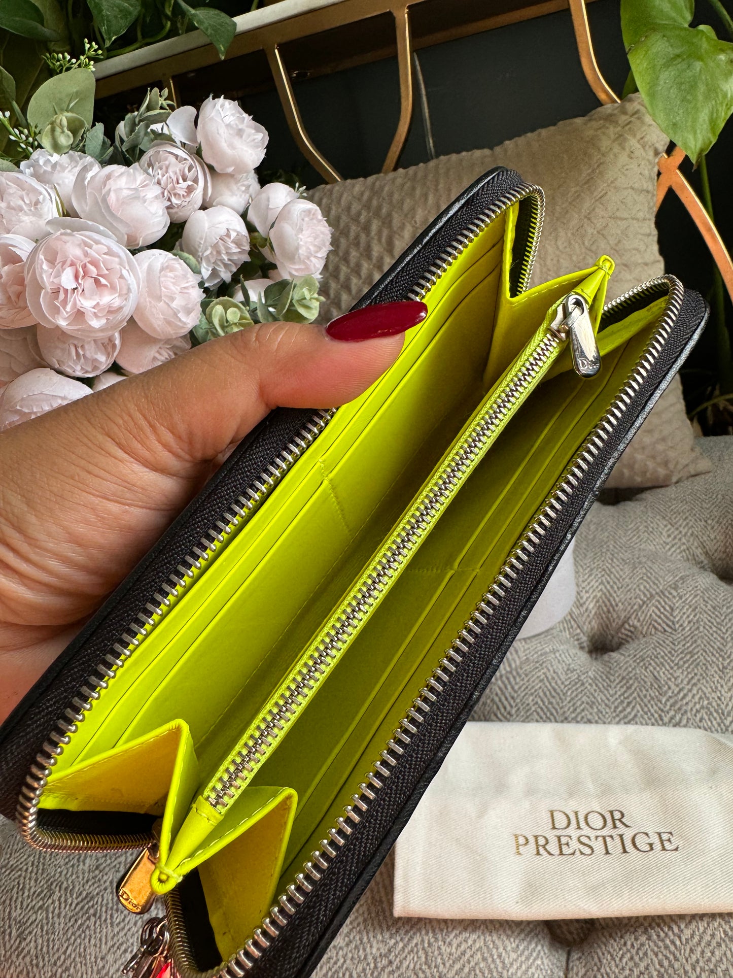 Dior Anselm Reyle Zippy Wallet