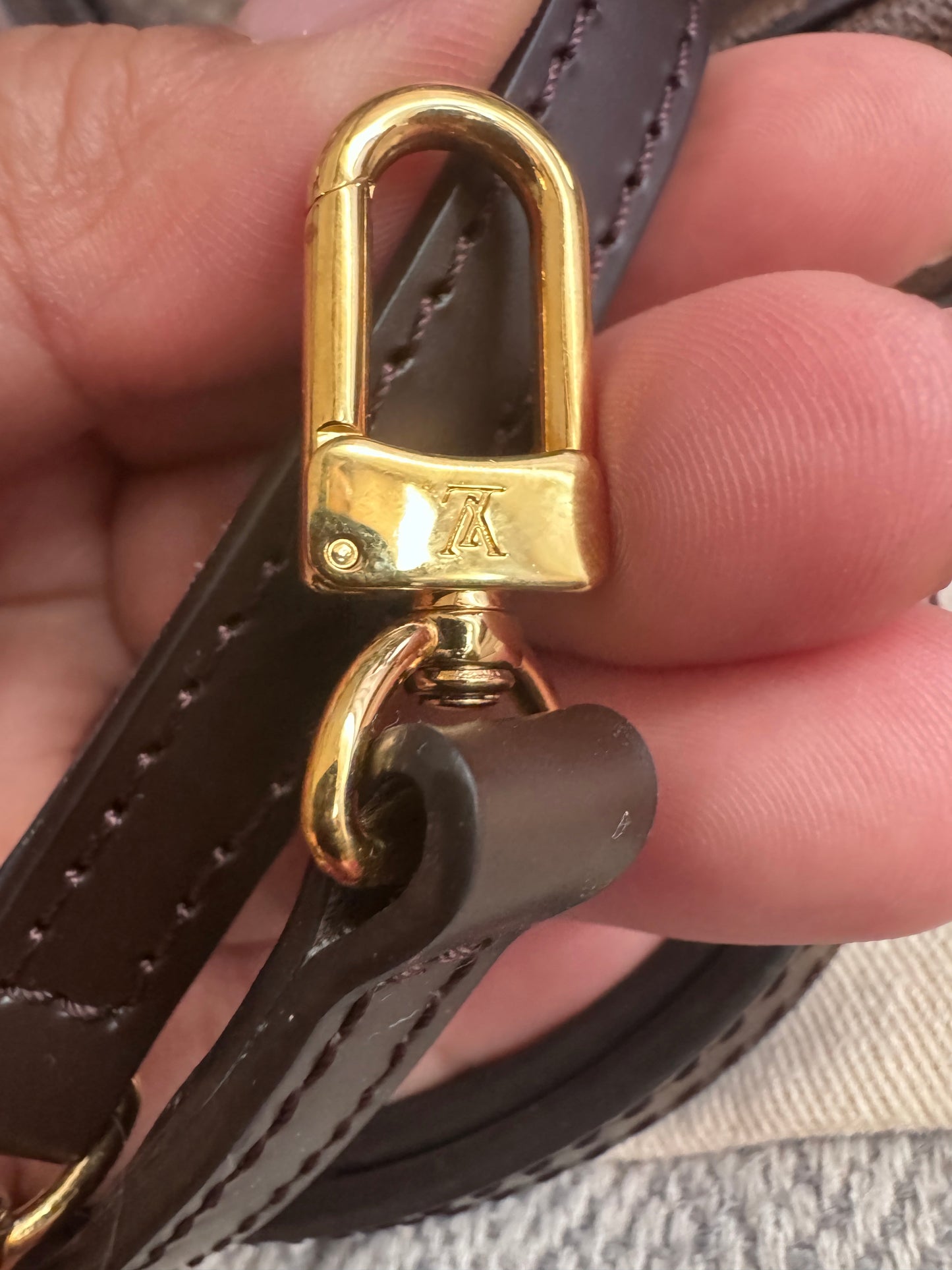 Louis Vuitton Damier Ebene Ipanema Pouch