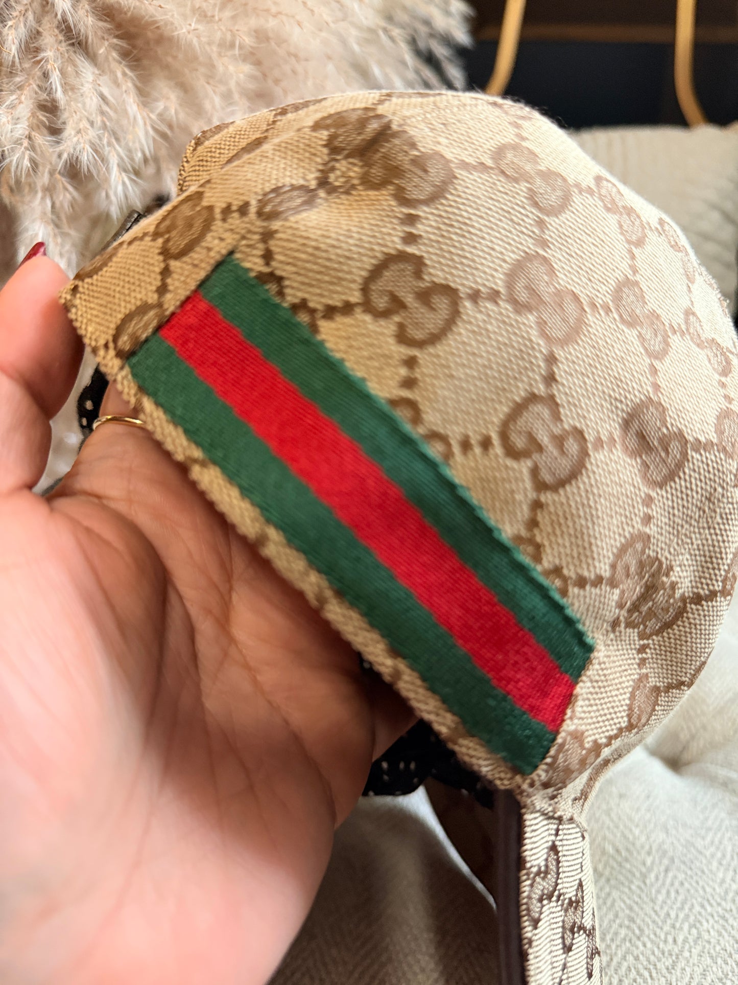 Gucci Cap with Web Detail