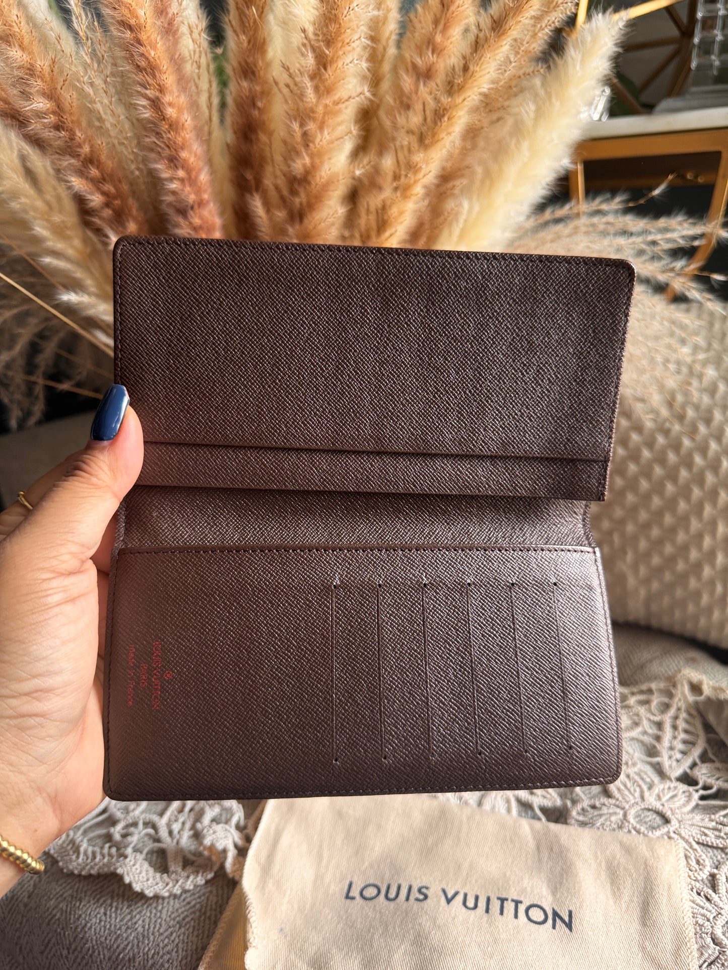 Louis Vuitton Damier Ebene Vintage Bifold